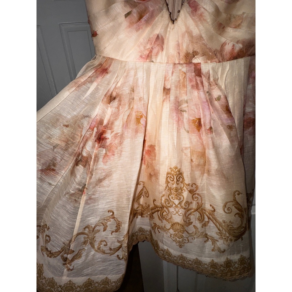 ZIMMERMANN
Hypnotic floral linen and silk minidress Size 4‎ - Picture 9 of 10